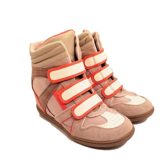 Sketcher Wedge Orange and Tan Brand New - Picture 2 of 4